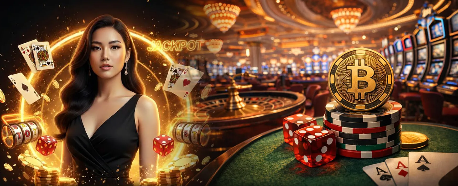 PHDream Live Casino Dealer with Cards and Roulette